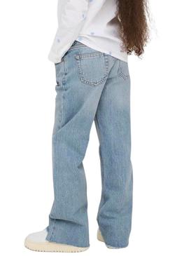 Calça jeans Only Kids Juicy clara para menina.