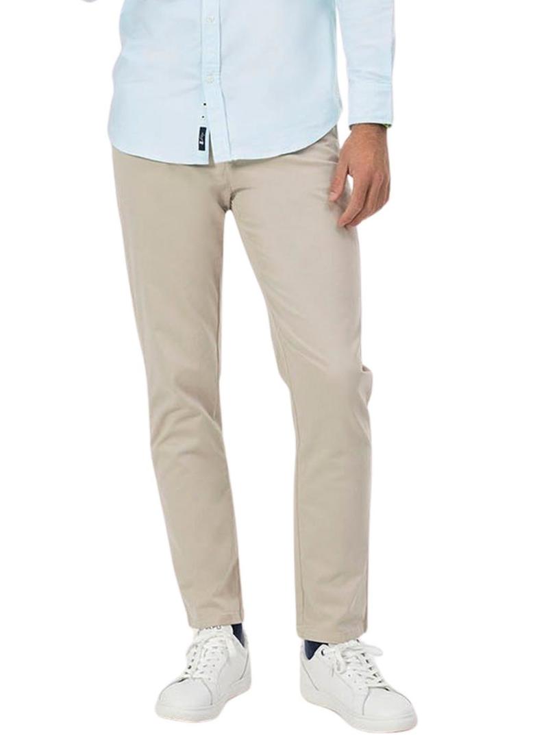 Calça El Pulpo bege para homem.