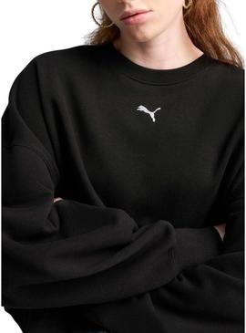 Moletom Puma Wardrobe preto para mulher.