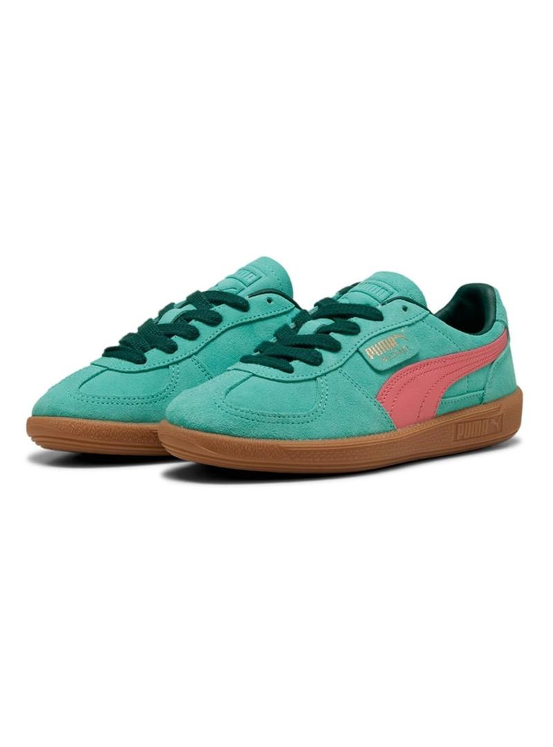 Sapatilhas Puma Palermo turquesa para mulher.