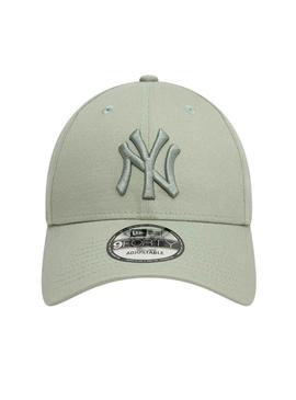 Boné New Era Yankees verde para mulher
