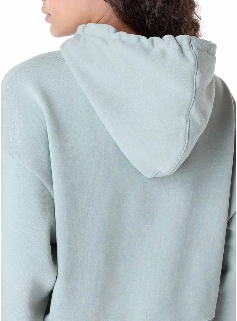 Moletom New Era Script azul turquesa para mulher