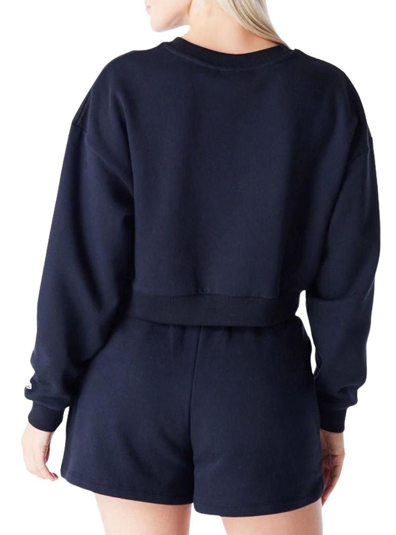 Moletom New Era Yankees preto para mulher.