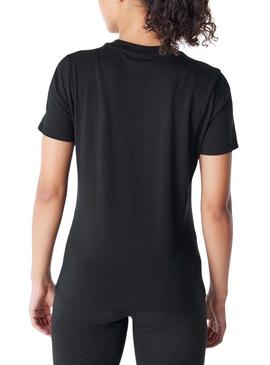 Camiseta New Era Yankees preta para mulher.