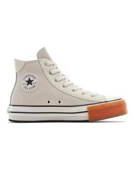 Tênis Converse Chuck Taylor All Star Eva Lift bege para mulheres
