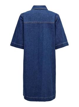 Vestido Only Belle azul marino para mujer