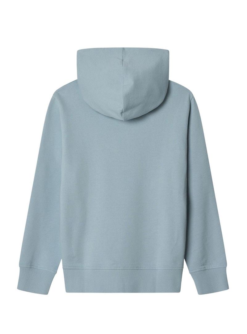 Camisola Pepe Jeans Harrison azul para meninos.