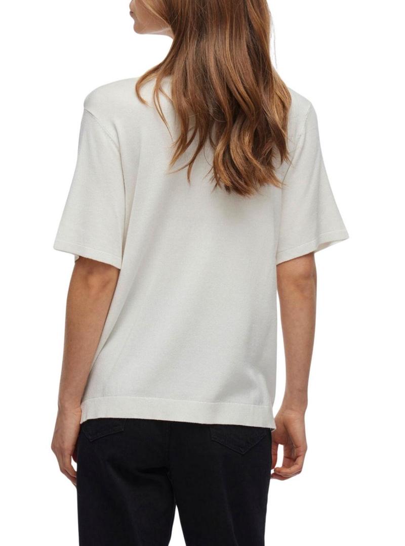 Camisa Vila Wennie branca para mulher.