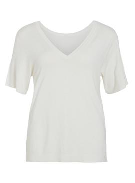 Camisa Vila Wennie branca para mulher.