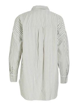 Camisa Vila Darma listrada para mulher.