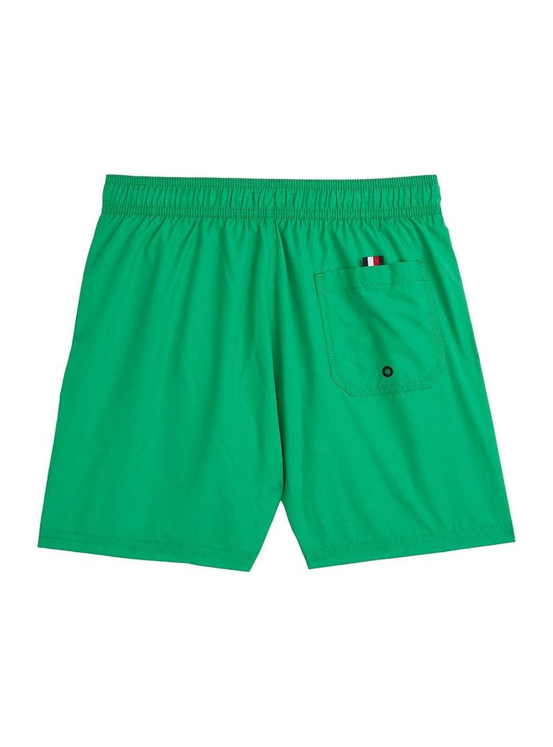 Roupa de banho Tommy Hilfiger verde para criança.