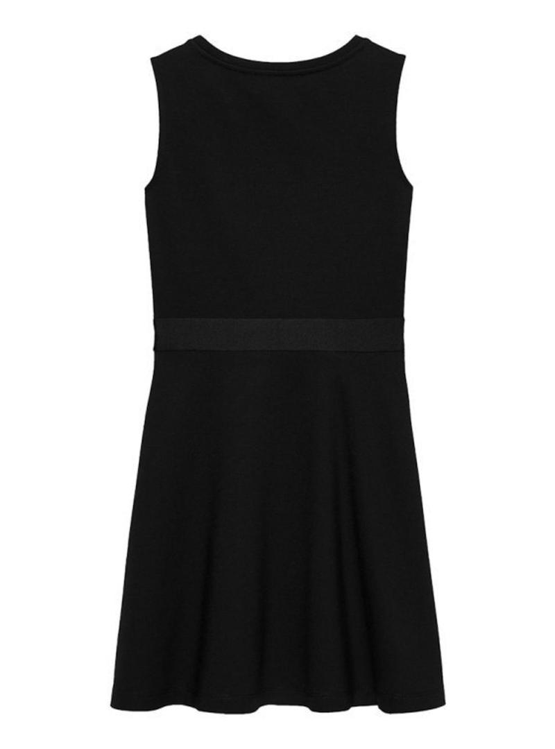 Vestido Calvin Klein Jeans Flare preto para menina.