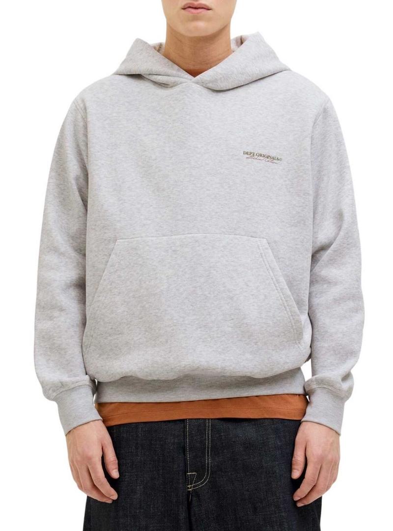 Moletom Jack and Jones Islington branco para homem.