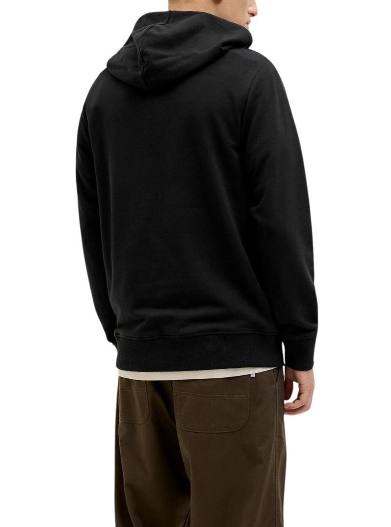 Moletom preto Jack and Jones Palm para homem.