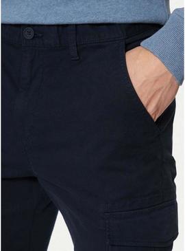 Calça Tommy Jeans Austin azul marinho para homem.