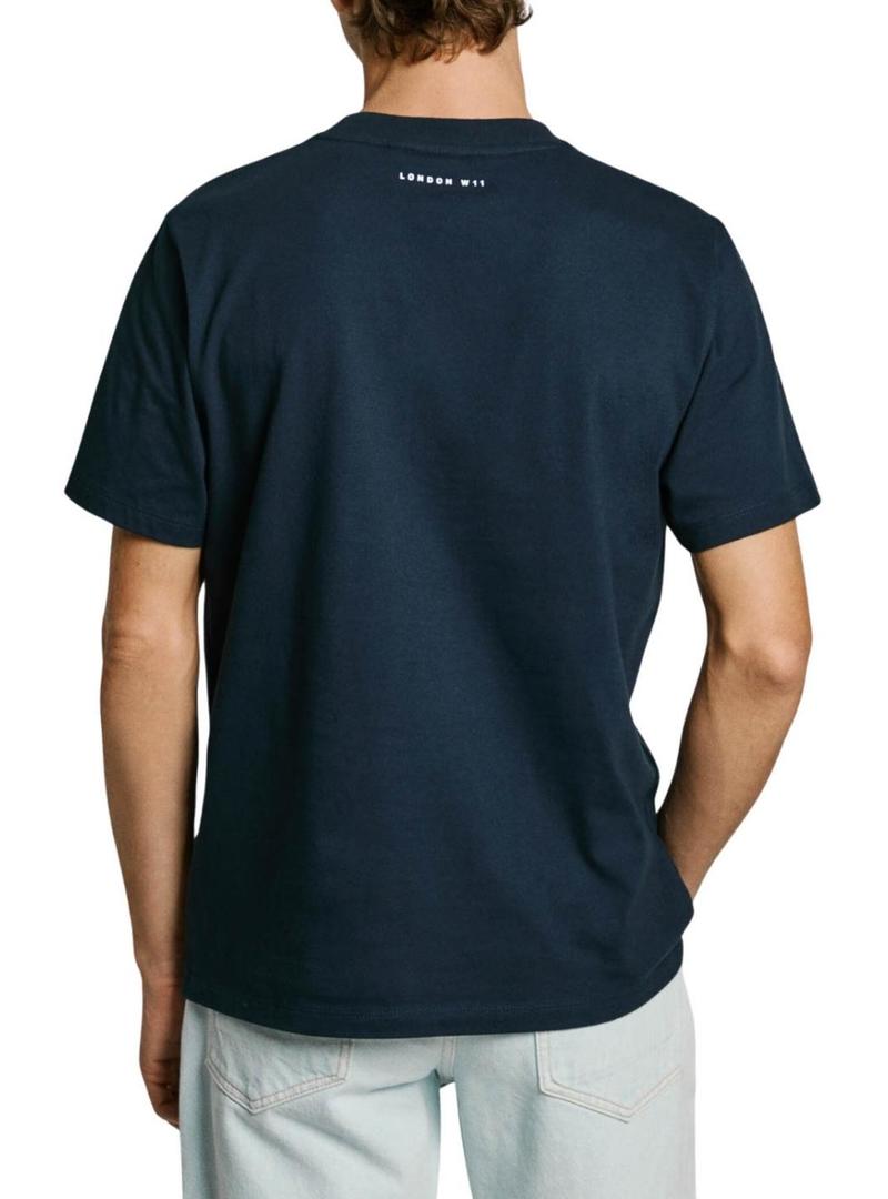 Camiseta Pepe Jeans Daxton azul marinho para homem