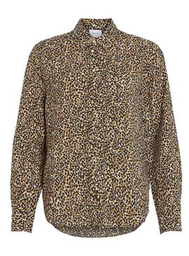 Camisa estampada Vila Irma para mulher.