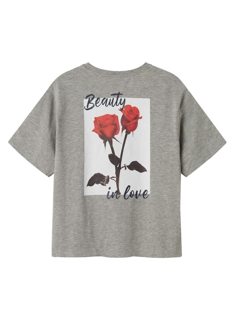 Camisola Name It Delik cinza para menina