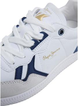 Sapatilhas Pepe Jeans Ball Retro branco para criança