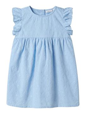 Vestido Name It Detine azul para menina
