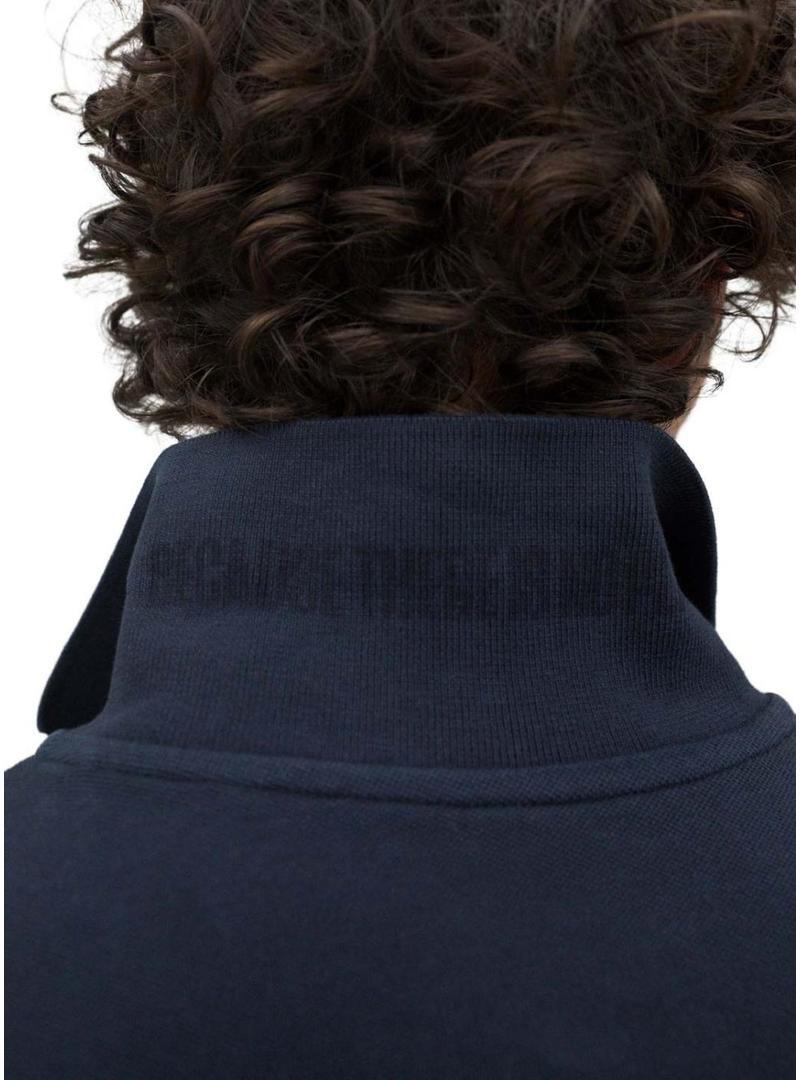 Camisa Polo Ecoalf Ted azul marino para homem