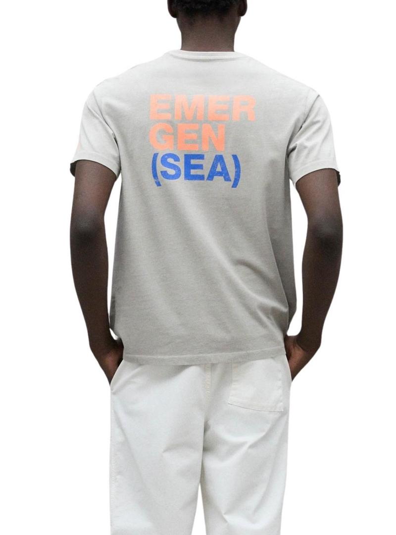 Camiseta Ecoalf Emer cinzenta para homem