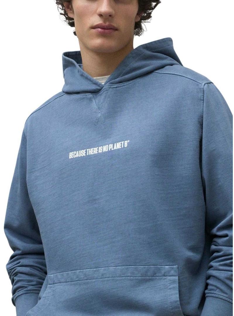 Moletom Ecoalf Barca azul para homem