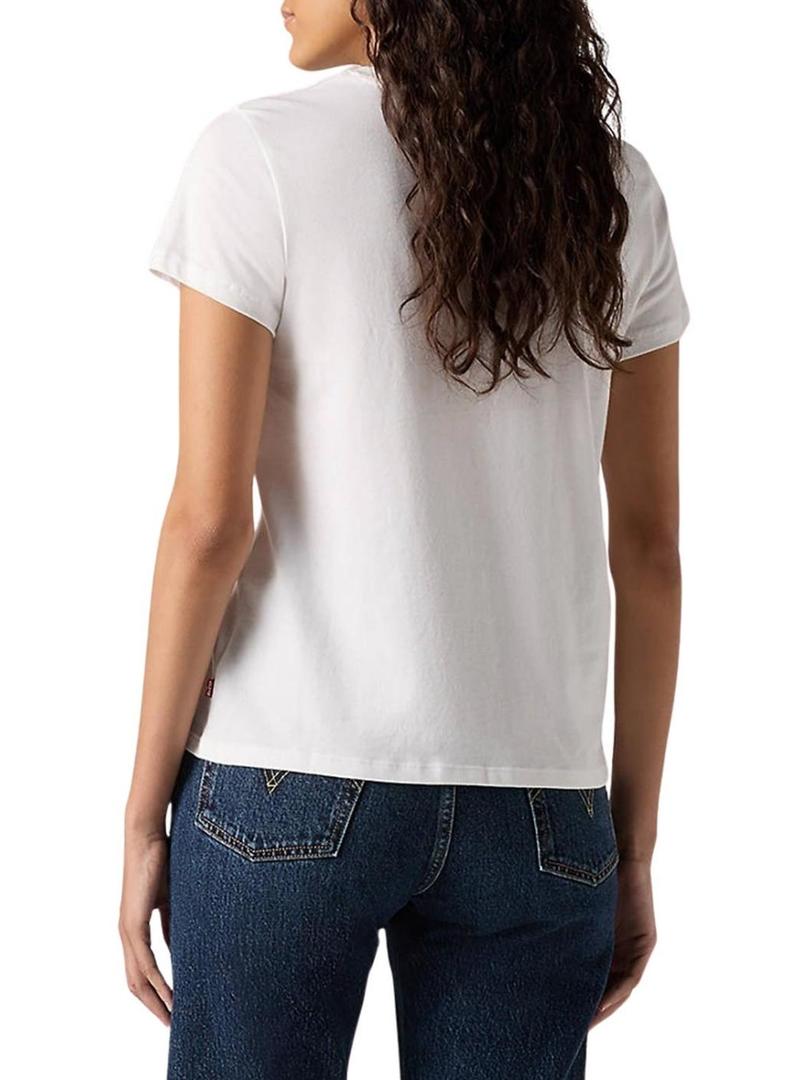 Camiseta Levis Perfect branca para mulher.