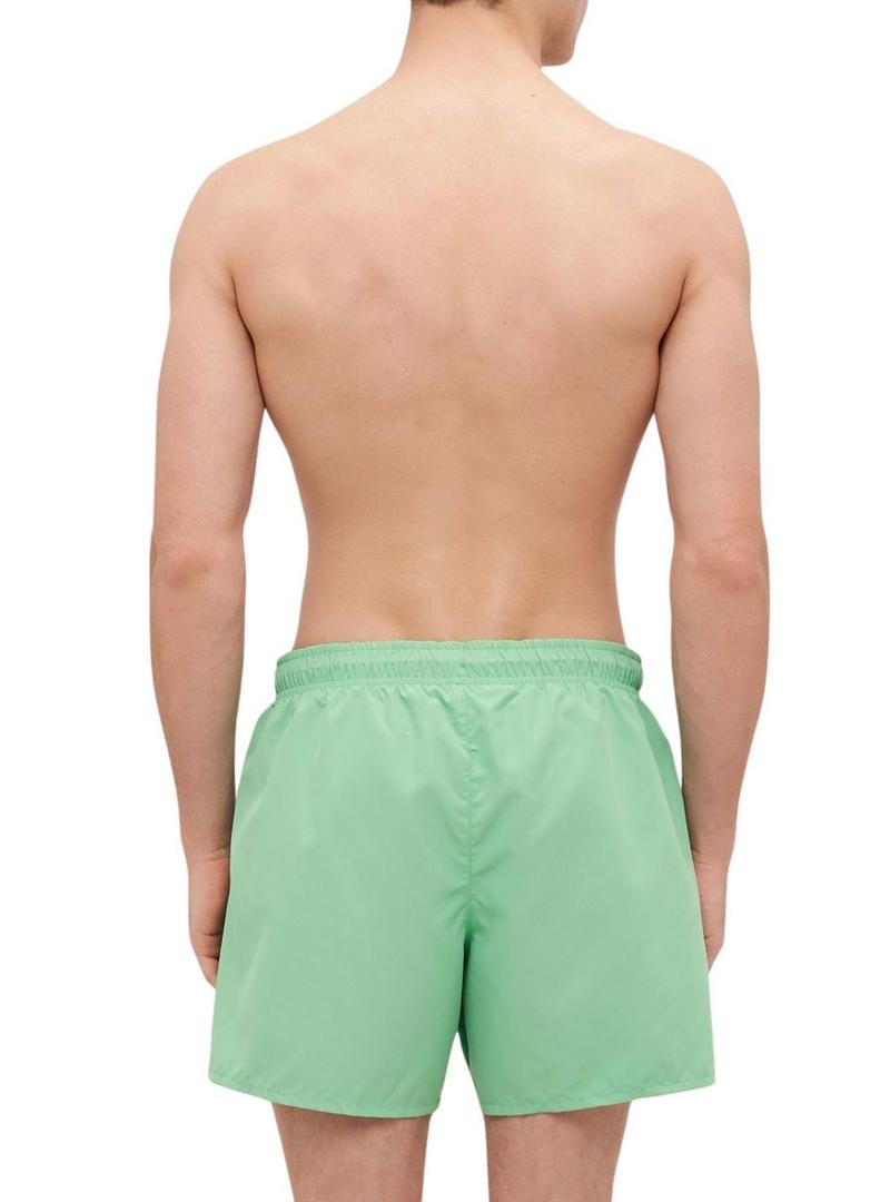 Roupa de banho Lacoste verde de secagem rápida para homens