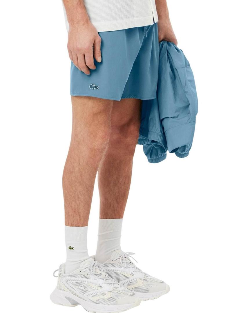 Roupa de banho Lacoste azul de secagem rápida para homem