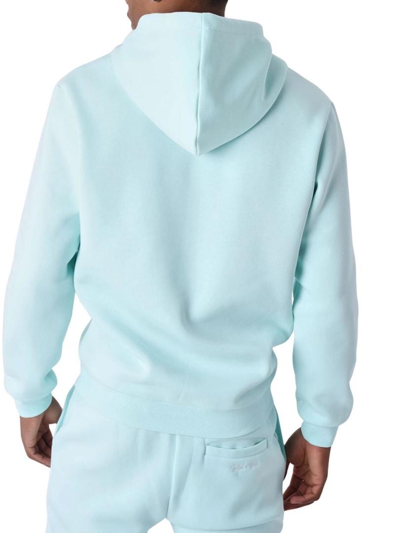 Moletom Project X Paris com capuz turquesa para homem