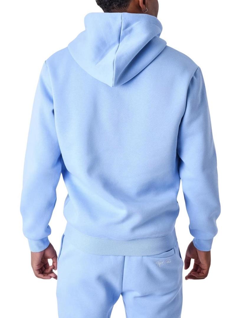 Moletom Project X Paris com capuz azul para homem.