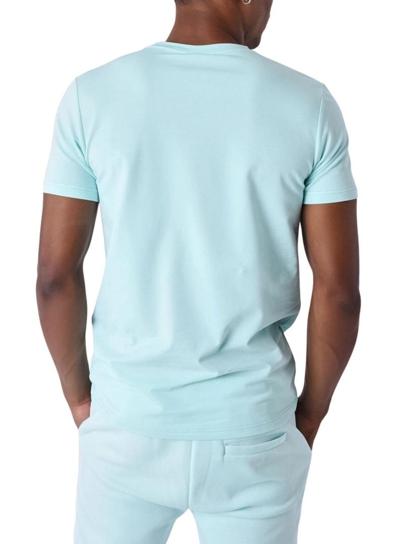 Camisa Project X Paris Bordado turquesa para homens