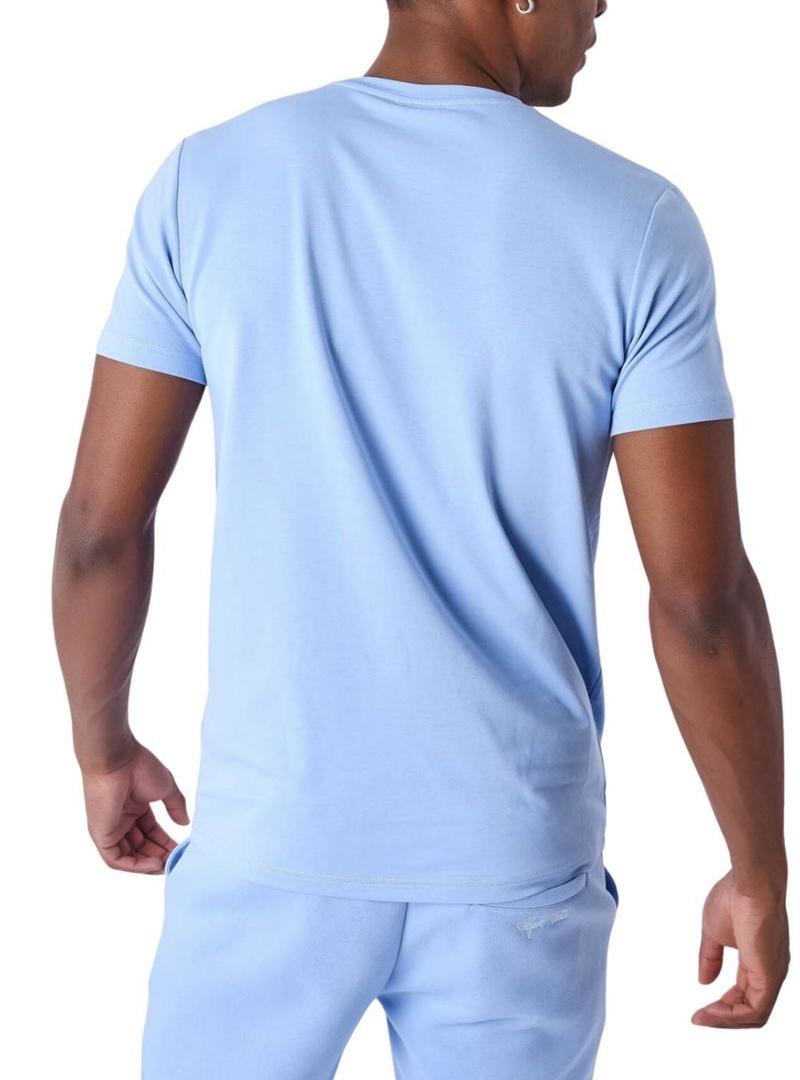 Camiseta Project X Paris Bordado azul para homem.