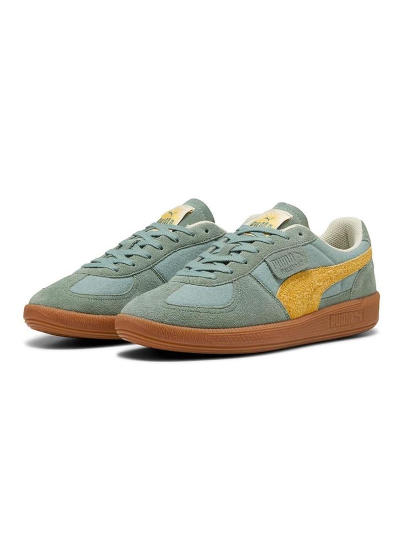 Sapatos Puma Palermo verde para homem.