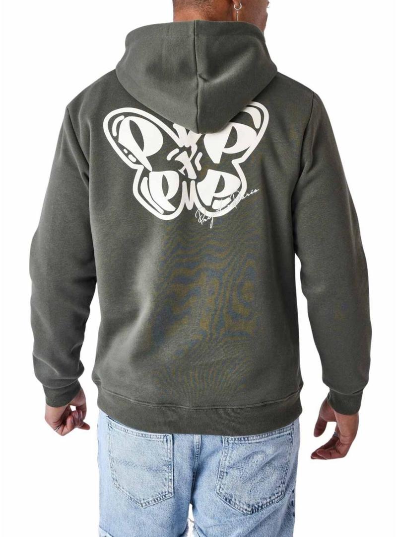 Moletom Project X Paris Papillon verde para homens