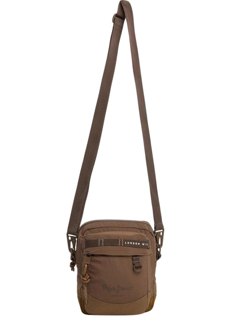 Bolsa Pepe Jeans Heich Bristol marrom para homem