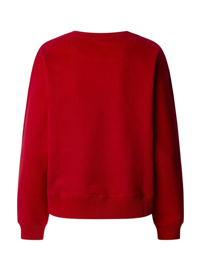 Moletom Pepe Jeans Reagan vermelho para mulher