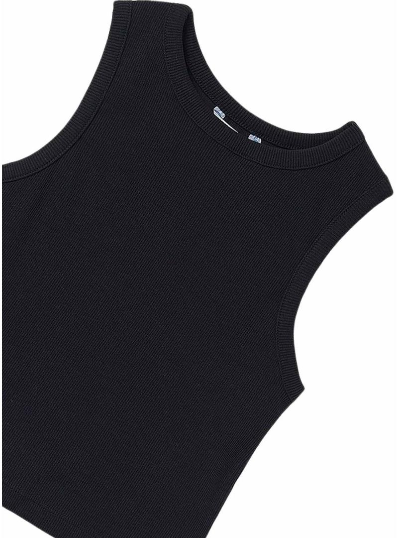 Conjunto Mayoral twin set canalê preto para menina.