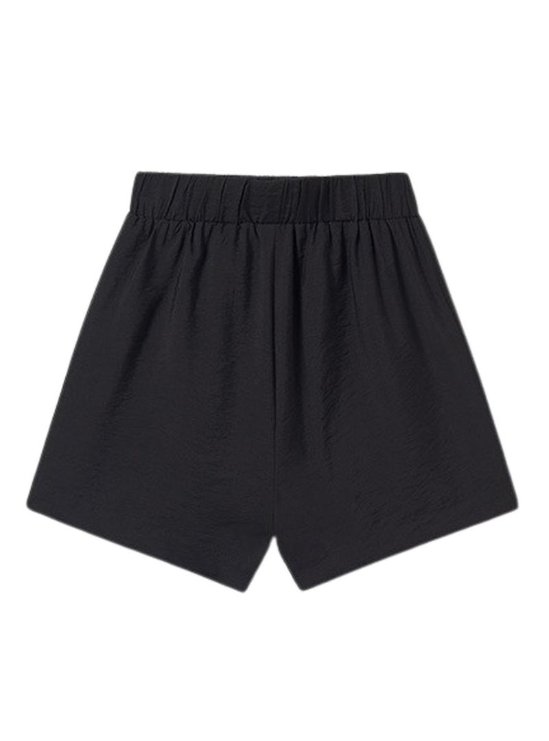 Short Mayoral preto com bolsos para menina