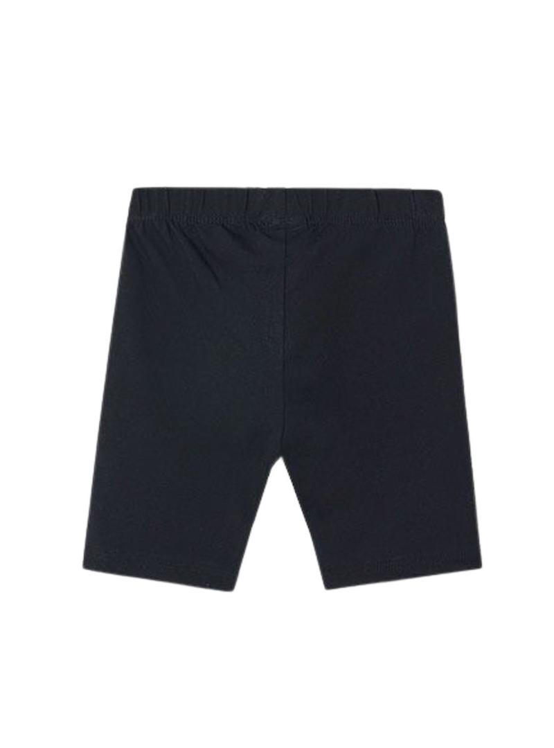 Calça legging ciclista básica preta para menina Mayoral