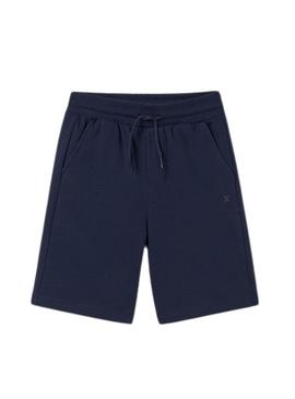 Bermuda desportiva básica azul marinho para criança da Mayoral.