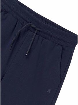 Bermuda desportiva básica azul marinho para criança da Mayoral.