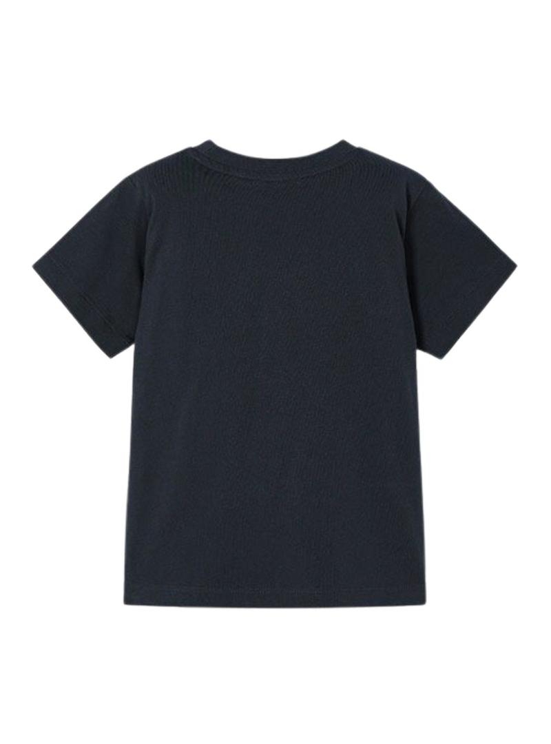 Camiseta Mayoral patin brilhante cinza para menino