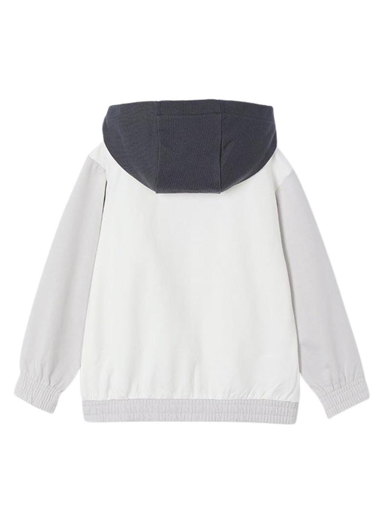 Moletom Mayoral blocos cor cinza para menino