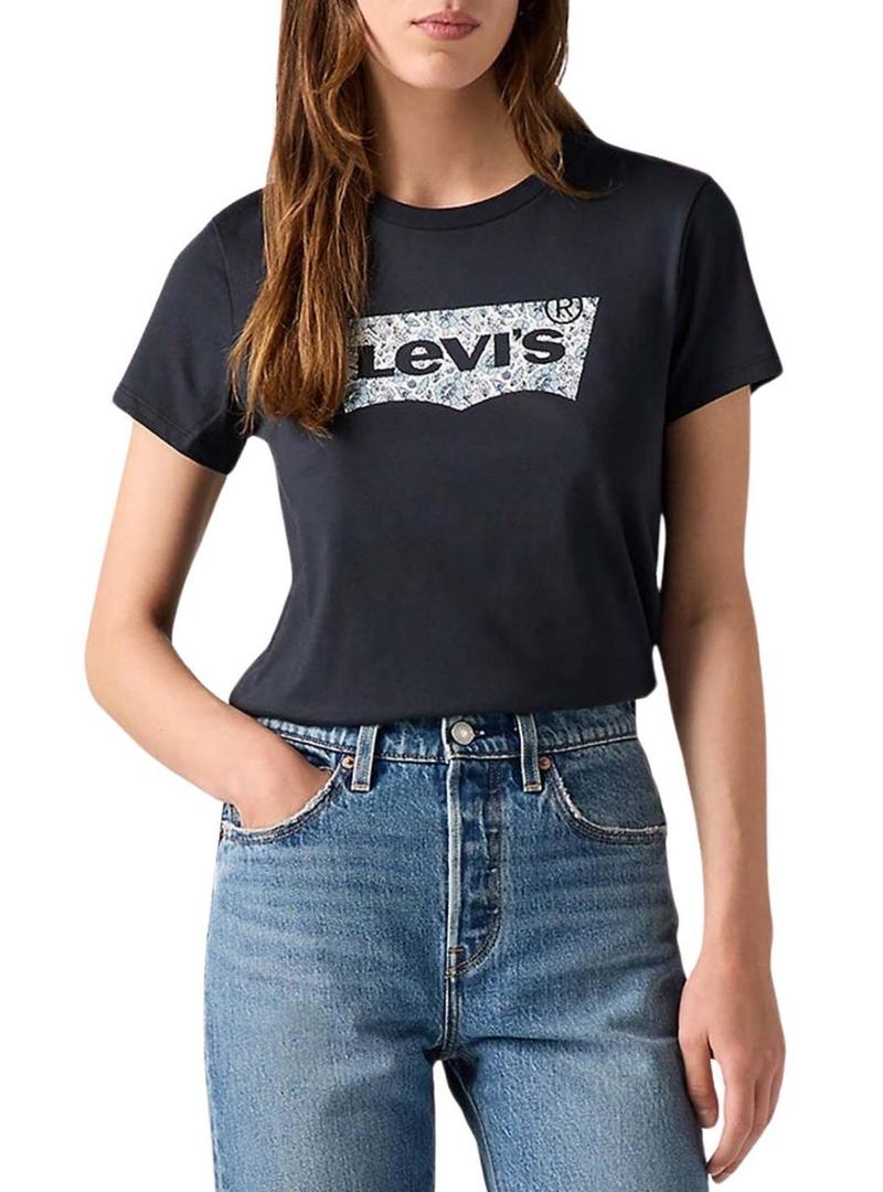 Camiseta Levi's Ananda Floral preta para mulher