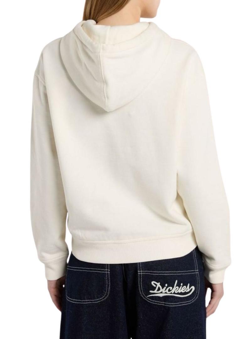 Moletom Dickies Clancy bege para mulher.