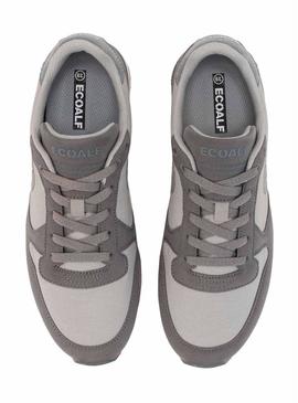Sapatilhas Ecoalf Ucla cinza para mulher.