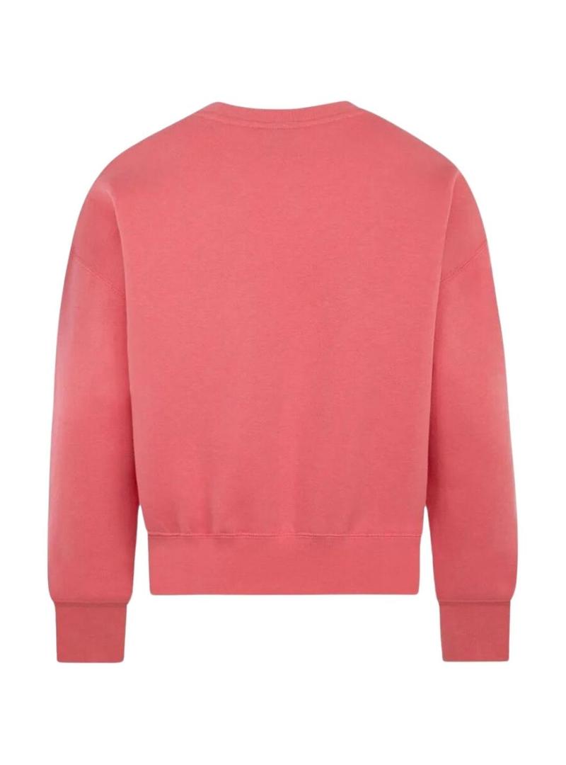 Moletom Jordan Brooklyn Essential rosa para menina.