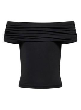 Top Only Ogea em preto para menina